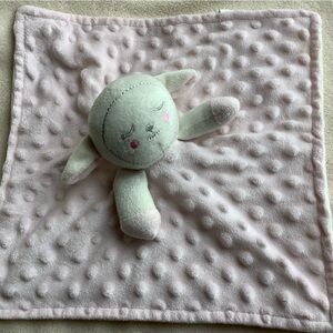 Kidgets Plush Lamb Lovey Minky Dot Style Security Blanket Toy